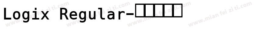 Logix Regular字体转换